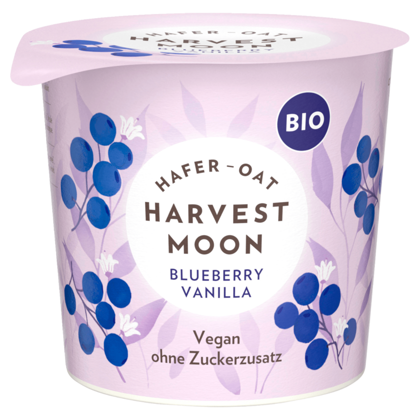 Harvest Moon Bio Hafer-Joghurtalternative Blueberry Vanilla vegan 275g